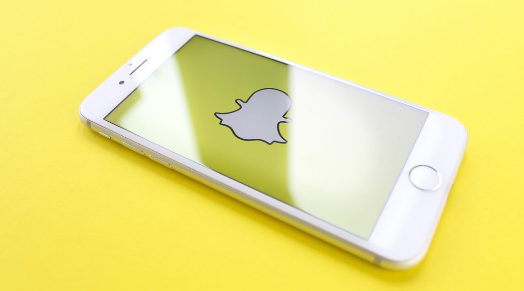 Snapchat Logo On Mobile Phone