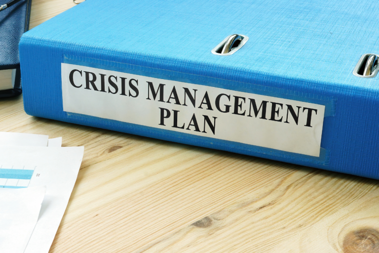 binder-labeled-crisis-management-plan